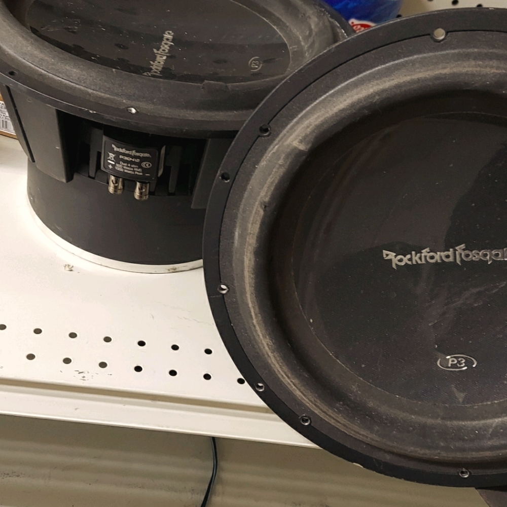 Two p3 Rockford Fosgate speakers